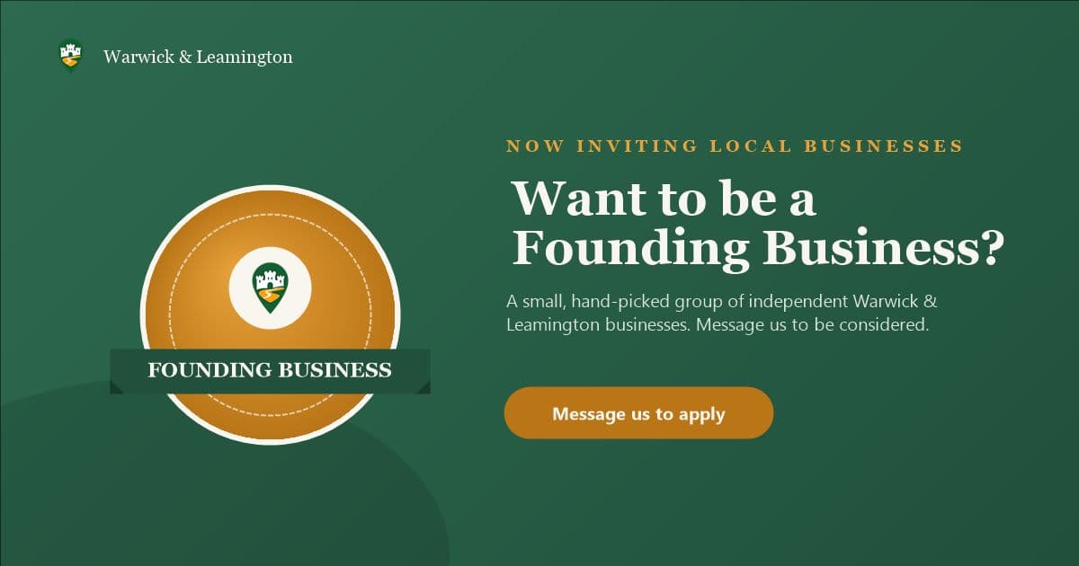 Want to be one of our Founding Businesses? Here's how.